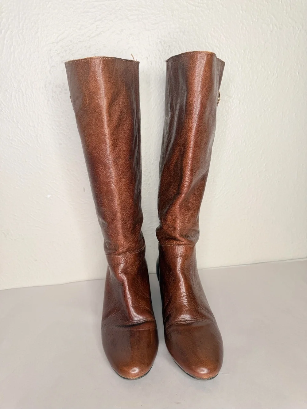 Steve Madden Intyce brown tall wedge boot